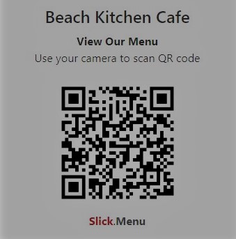 Slick.Menu QR Code Example